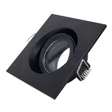 ST LUCE ST255.418.01 Светильник встраиваемый Черный GU10 1*50W  IP65 L96xW96xH45 220V Без ламп