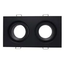 ST LUCE ST255.428.02 Светильник встраиваемый Черный GU10 2*50W  IP65 L180xW90xH40 220V Без ламп