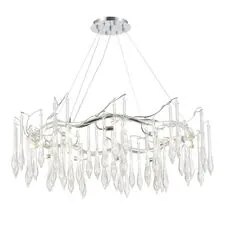 ST LUCE SL1660.103.12 Светильник подвесной Хром/Хром, Прозрачный G9 12*5W 4000K
