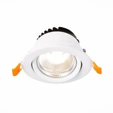 ST LUCE ST211.538.10.36 Светильник встраиваемый Белый LED 1*10W 3000K 750Lm Ra80 36° IP20 D109xH65 220-240V