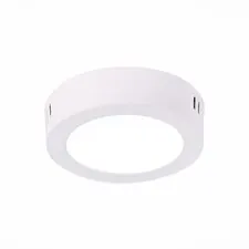 ST LUCE ST112.542.06 Светильник настенно-потолочный Белый LED 1*6W 4000K 370Lm Ra80 120° IP20 D110xH28 90-26