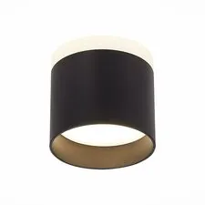ST LUCE ST102.442.09 Светильник потолочный Черный LED 1*9W 4000K 702Lm Ra>80 120° IP20 D79xH75 170-240V