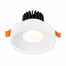 ST LUCE ST751.538.10 Светильник встраиваемый Белый LED 1*10W 3000K 750Lm Ra>90 38° IP20 D100xH75 170-240V