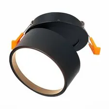 ST LUCE ST651.438.09 Встраиваемый поворотный светильник Черный LED 1*9W 3000K 720Lm Ra>90 120° IP20 D85xH68