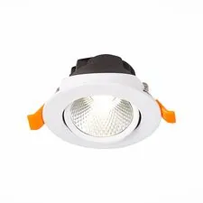 ST LUCE ST211.548.06.24 Светильник встраиваемый Белый LED 1*6W 4000K 480Lm Ra80 24° IP20 D86xH50 220-240V