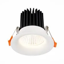 ST LUCE ST703.538.10 Светильник встраиваемый Белый LED 1*10W 3000K 900Lm Ra>90 38° IP20 D85xH75 170-240V