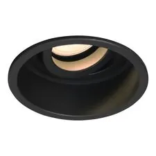 ST LUCE ST261.408.01 Светильник встраиваемый. Черный GU10 1*50W IP20 D91,5xH5,2 220V Без ламп