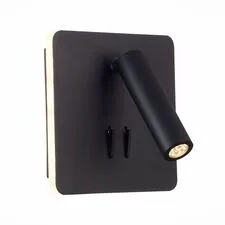 ST LUCE SL1586.431.01 Светильник настенный Черный LED 1*9W 3000K 624Lm Ra>80  IP20 L-xW140xH140 170-240V