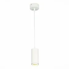 ST LUCE ST600.533.10 Светильник подвесной Zoom Белый LED 1*10W 3000K 1 000Lm Ra>80 15-60° IP20 D59xH130 170