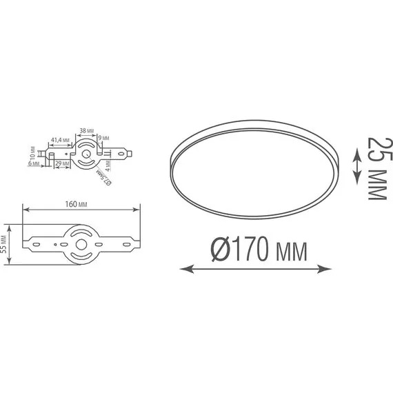 Donolux DL20171R12W1W Накладной светодиодный светильник, 12Вт, изображение 5