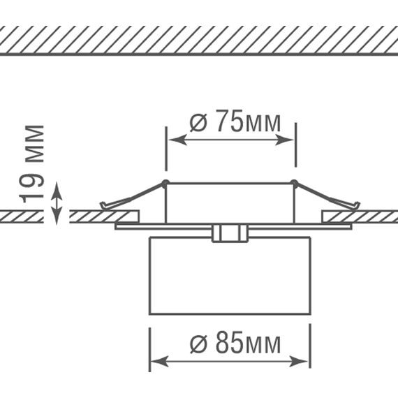Donolux DL18959R12W1W Встраиваемый поворотный светодиодный светильник, 12Вт, изображение 5