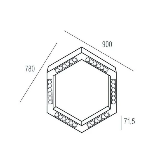 Donolux DL18515S111W36.34.900BW Подвесной светодиодный светильник 0,9м 36Вт 34°, изображение 5
