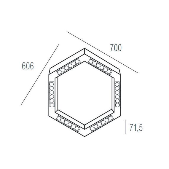 Donolux DL18515S111B36.48.700WB Подвесной светодиодный светильник 0,7м 36Вт 48°, изображение 5