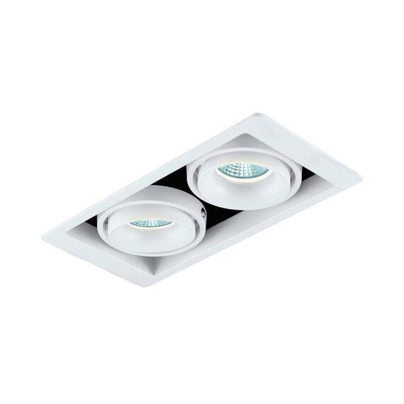 Donolux DL18615/02WW-SQ White/Black Встраиваемый светильник под сменную лампу, изображение 2