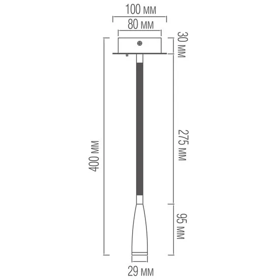 Donolux W111044/1Brass Настенный светодиодный светильник, 3Вт, изображение 4