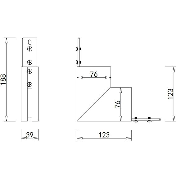 Donolux Inner corner DLMB Sp Внутренний угол-соединитель для подвесного/накладного/встраиваемого магнитного шинопровода, изображение 4