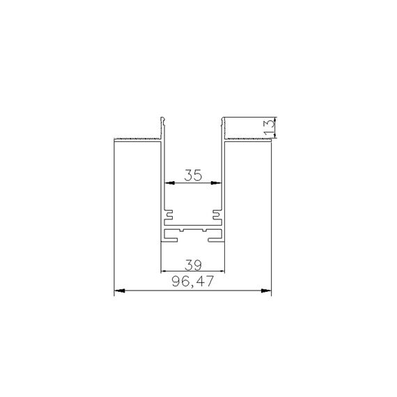 Donolux DLM013BSp1 Магнитный шинопровод встраиваемый под гипсокартон, изображение 4