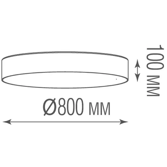Donolux C111052/1 D800 Накладной светодиодный светильник, 94,2Вт, изображение 5