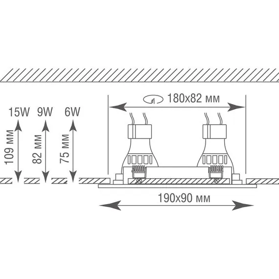 Donolux DL18412/02TSQ White Встраиваемый поворотный светильник под сменную лампу, изображение 6
