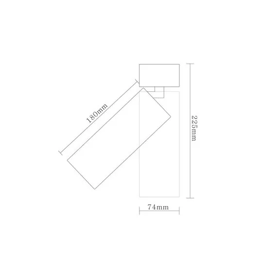 Donolux DL18895R30W1W ST Накладной поворотный светодиодный светильник, 30Вт, изображение 5