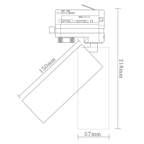 Donolux DL18895R10N1W TRACK Светодиодный светильник для трехфазной шины, 10Вт, изображение 4