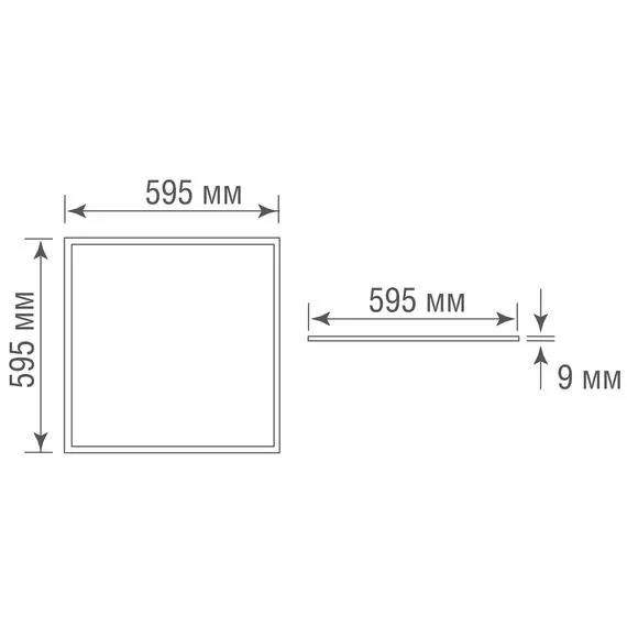 Donolux DL18013/3YG Светодиодная панель, 40Вт, 4000К, изображение 5