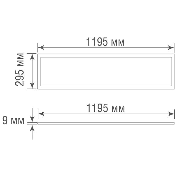 Donolux DL18014WW1YG Светодиодная панель, 40Вт, 3000К, изображение 5