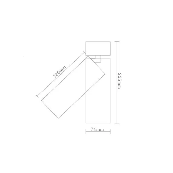 Donolux DL18895R20W1W ST Накладной поворотный светодиодный светильник, 20Вт, изображение 3