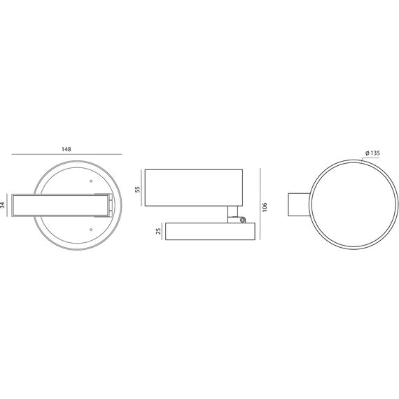 Donolux DL18791/Brass 24W Светодиодный светильник для магнитного шинопровода, 24Вт, изображение 5