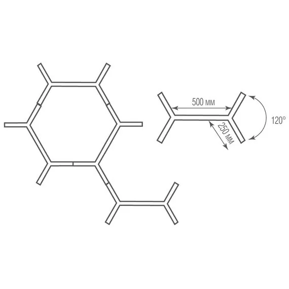Donolux DL18516S021А57 Подвесной светодиодный светильник 57.6Вт 3000K, изображение 5