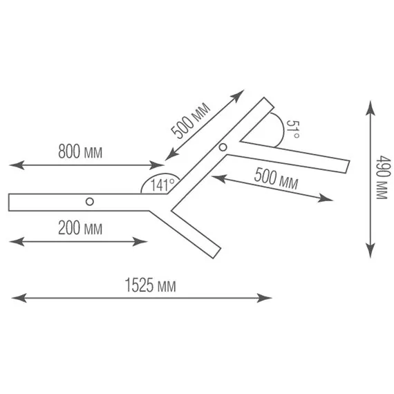 Donolux DL18516C052B115 Накладной светодиодный светильник 115Вт 4000K, изображение 5