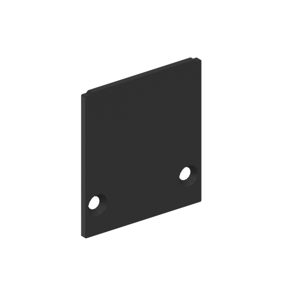 Donolux DNCAP18506RAL9005 Боковая  глухая заглушка для профиля DN18506 Цвет:Черный матовый RAL9005,Серия:DN8ALE