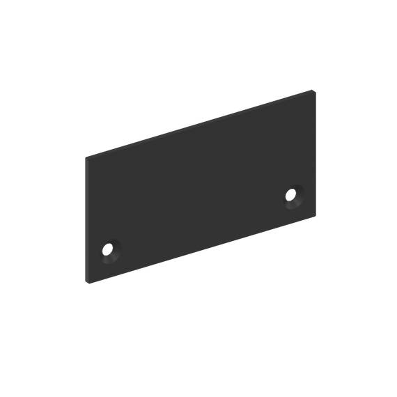 Donolux DNCAP18513RAL9005 Боковая  глухая заглушка для профиля DN18513 Цвет:Черный матовый, RAL9005,Серия:DN8ALE