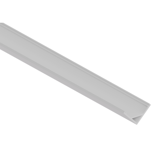 Donolux DN18503RAL9003 Угловой алюминиевый профиль,  16х16х2000. Цвет: Белый матовый, RAL9003,Серия:DN8ALE, изображение 2