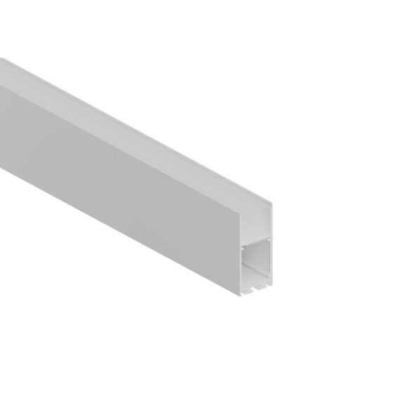 Donolux DN18515RAL9003 Накладной/подвесной алюминиевый профиль, 32,2х71,5х2000. Цвет: Белый матовый, RAL9003,, изображение 2