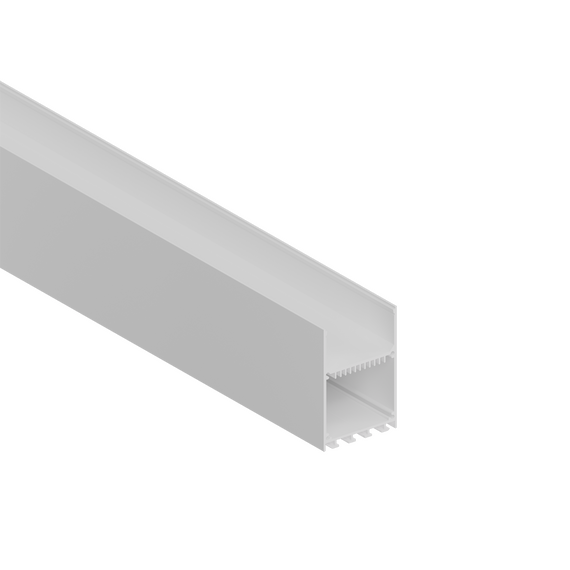 Donolux DN18516RAL9003 Накладной/подвесной алюминиевый профиль, 50х73,5х2000. Цвет: Белый матовый, RAL9003,серия:DN8HF, изображение 4