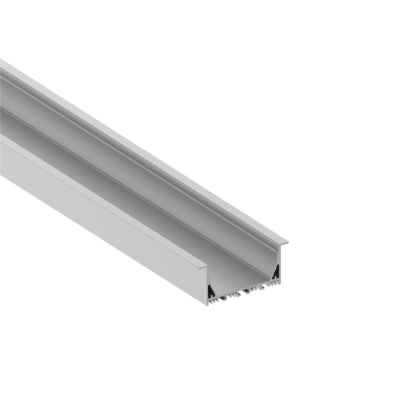 Donolux DN18512Alu Врезной алюминиевый профиль,  85х35х2000. Цвет: Анодированное серебро,Серия:DN8ALE, изображение 3