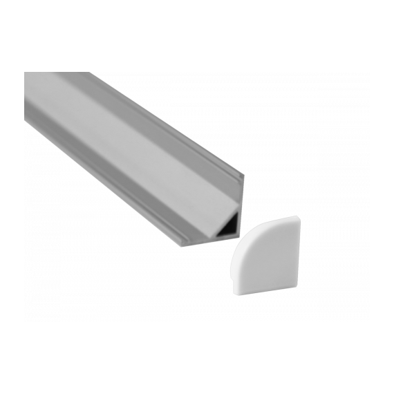 Donolux DN18503Alu Угловой алюминиевый профиль,  16х16х2000. Цвет: Анодированное серебро Серия:DN8ALE