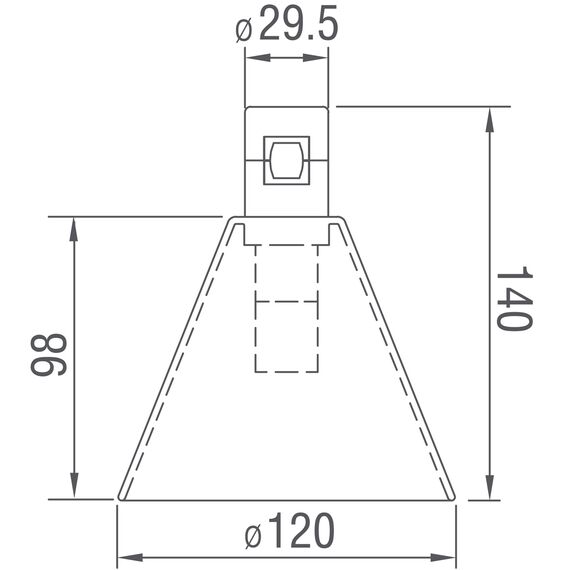 Donolux DL20234M5W1 Black Bronze Светодиодный светильник для магнитной модульной системы, 5Вт, изображение 4