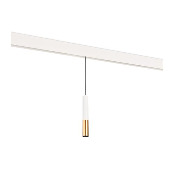 Donolux DL20298WW5WS Светодиодный светильник Tandem для SPACE Track system 5Вт, D55xH1350 мм, 400Лм, 36°, 3000К, диммируемый 0-10В, IP20, Ra >90, белый