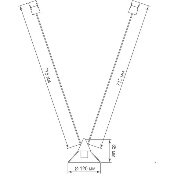 Donolux DL20234M5W1S2 Black Bronze Светодиодный светильник для магнитной модульной системы, 5Вт, изображение 4