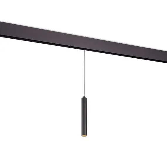 Donolux DL20296WW10BS Светодиодный светильник Charm для SPACE Track system 10Вт, D40xH1500 мм, 708Лм, 36°, 3000К, диммируемый 0-10В, Ra >90, черный, изображение 4