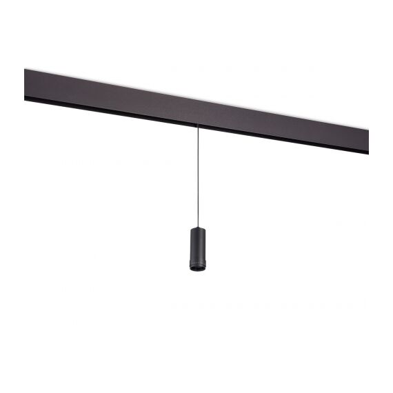 Donolux DL20299WW10BS Светодиодный светильник Pratica для SPACE Track system 10Вт, D60xH1350 мм, 732Лм, 15-50°, 3000К, диммируемый 0-10В Ra >90, черный