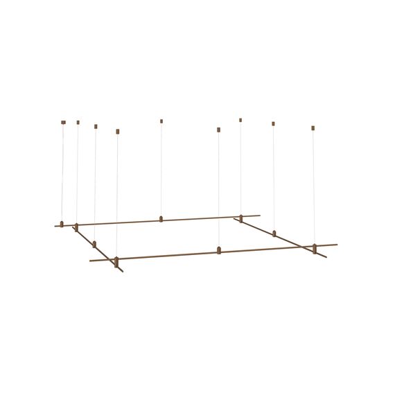 Donolux DL20225L2000x2000C B.Bronze Donolux Magnet Modular System «CODE 1.2», L2000хL2000хH95-3000 мм (высота регулируется), DC24V, подв, изображение 2