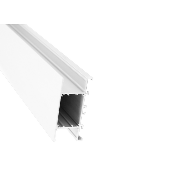 Donolux DN18520RAL9003 Накладной двусторонний алюминиевый профиль, 42,3х90х2000. Цвет: Белый матовый, RAL9003,серия:DN8HF, изображение 2