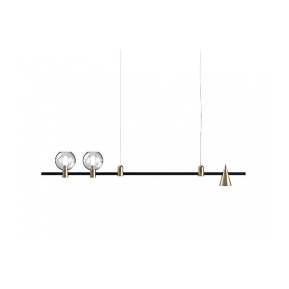 Donolux DL20226S100BBbrV2 Готовая конструкция в комплекте со светильниками и источником питания