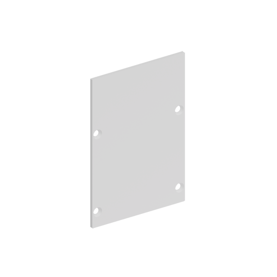 Donolux DNCAP18516RAL9003 Боковая  глухая заглушка для профиля DN18516 Цвет:Белый матовый, RAL9003,Серия:DN8ALE