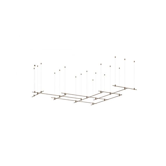 Donolux DL20225L2000x6L1000x4C B.Bronze Donolux Magnet Modular System «CODE 1.2», L2000x6xL1000х4хH95-3000 мм (высота регулируется), DC24V,