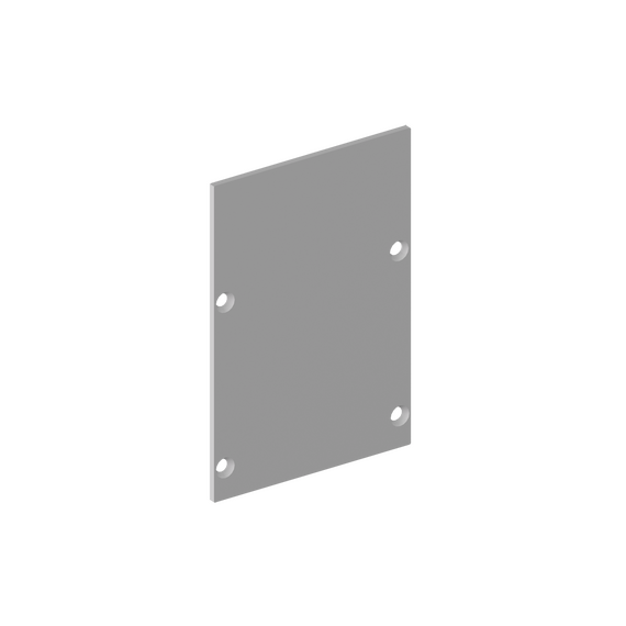 Donolux DNCAP18516Alu Боковая  глухая заглушка для профиля DN18516 Цвет:Анодированное серебро,Серия:DN8ALE