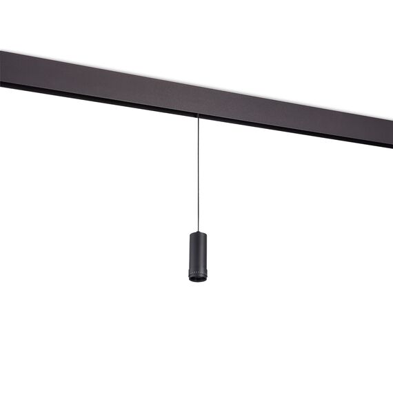 Donolux DL20299WW10BS Светодиодный светильник Pratica для SPACE Track system 10Вт, D60xH1350 мм, 732Лм, 15-50°, 3000К, диммируемый 0-10В Ra >90, черный, изображение 2